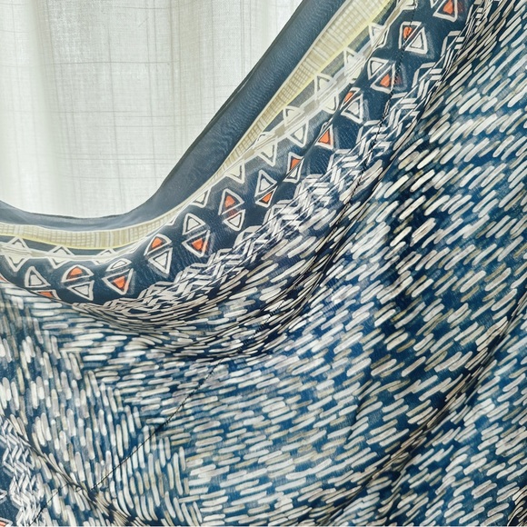 100% SILK handkerchief style summer maxi - Picture 6 of 6